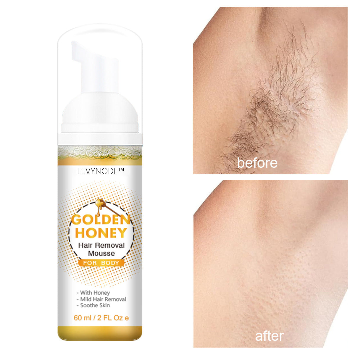 ✨LEVYNODE™ Honey Mousse Hair Removal Cream