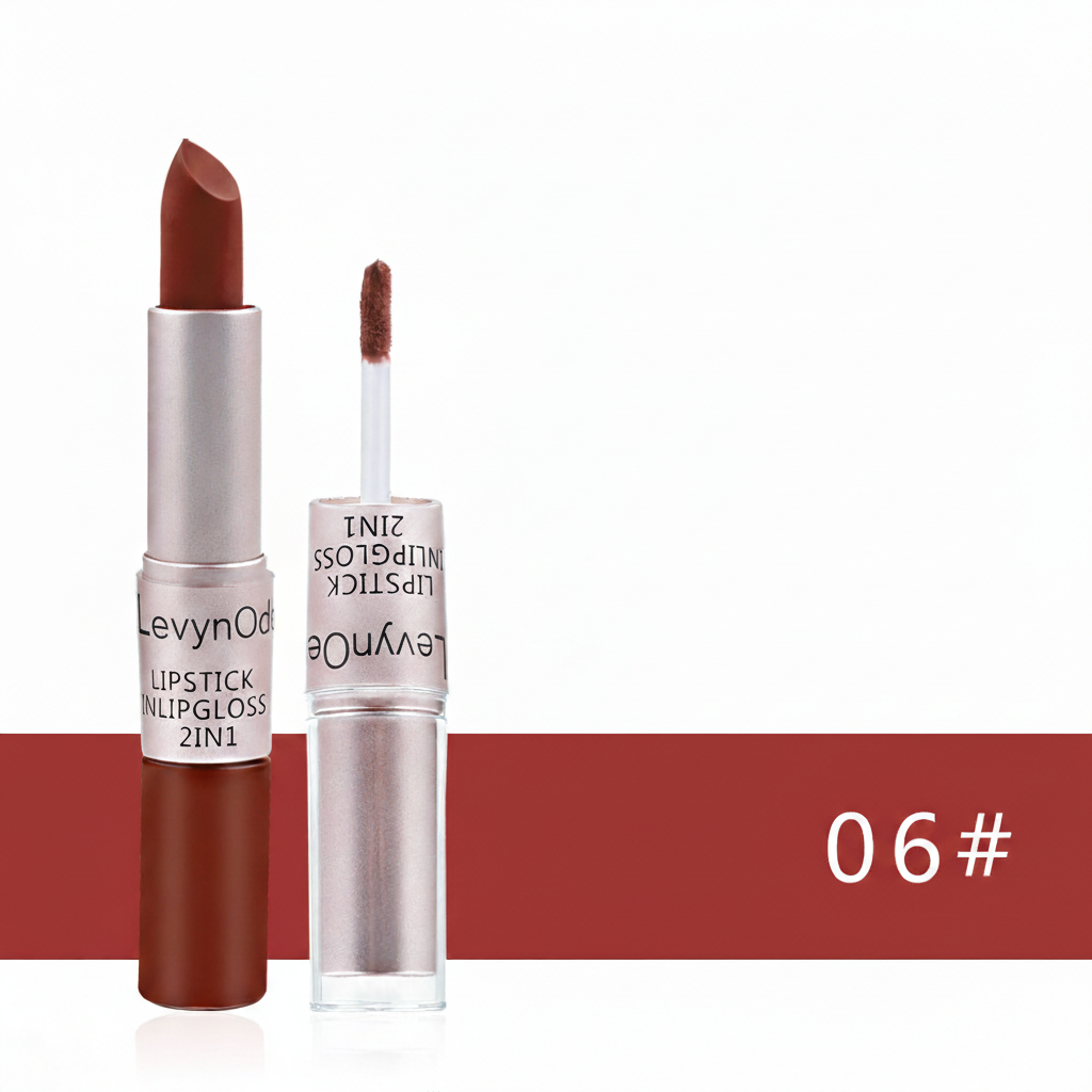 2-in-1 Dual-Ended Matte Lipstick & Liquid Gloss