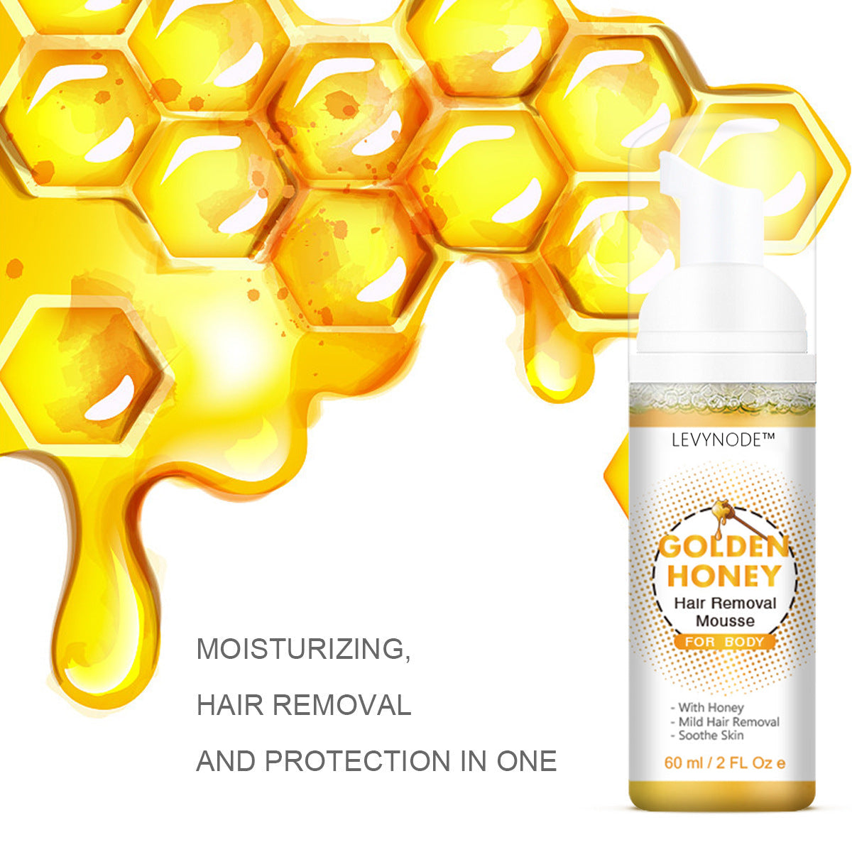 ✨LEVYNODE™ Honey Mousse Hair Removal Cream