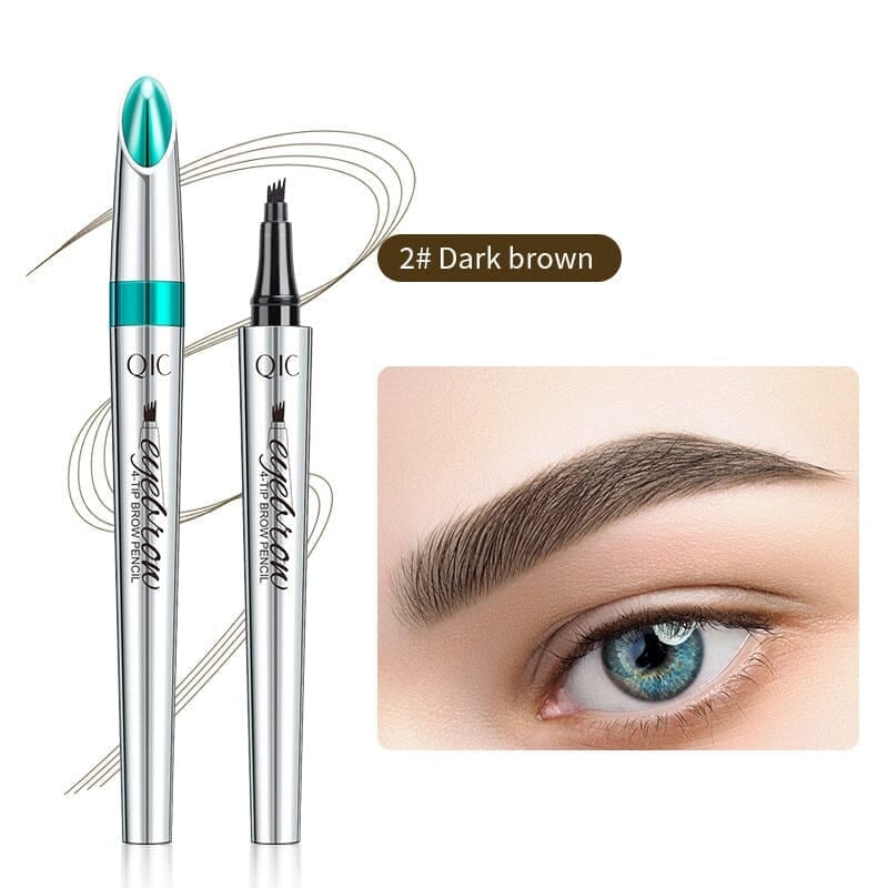 ⏰3D Waterproof Microblading Eyebrow Pen 4 Fork Tip Tattoo Pencil