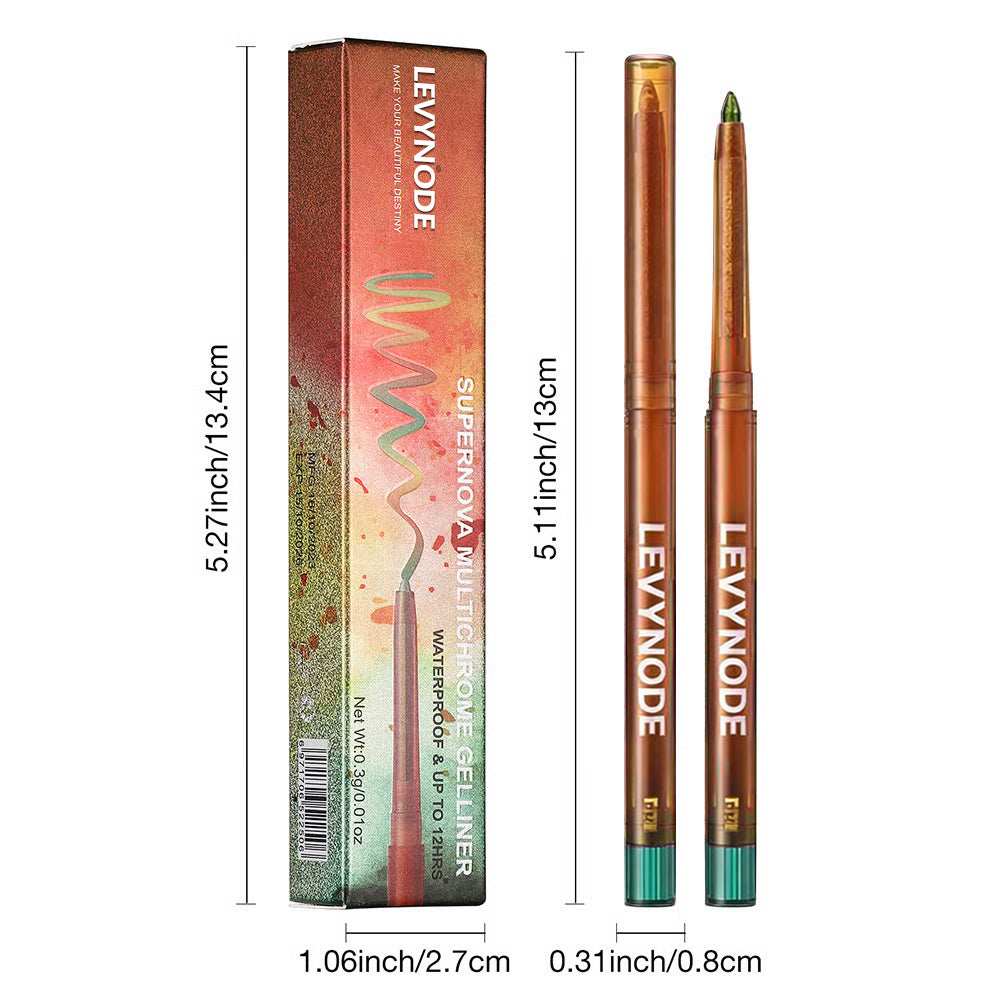 ✨ Special Offer: Buy 1 Get 1 FREE ✨ LEVYNODE™ Multi-Chrome Color Shifting Eyeliner