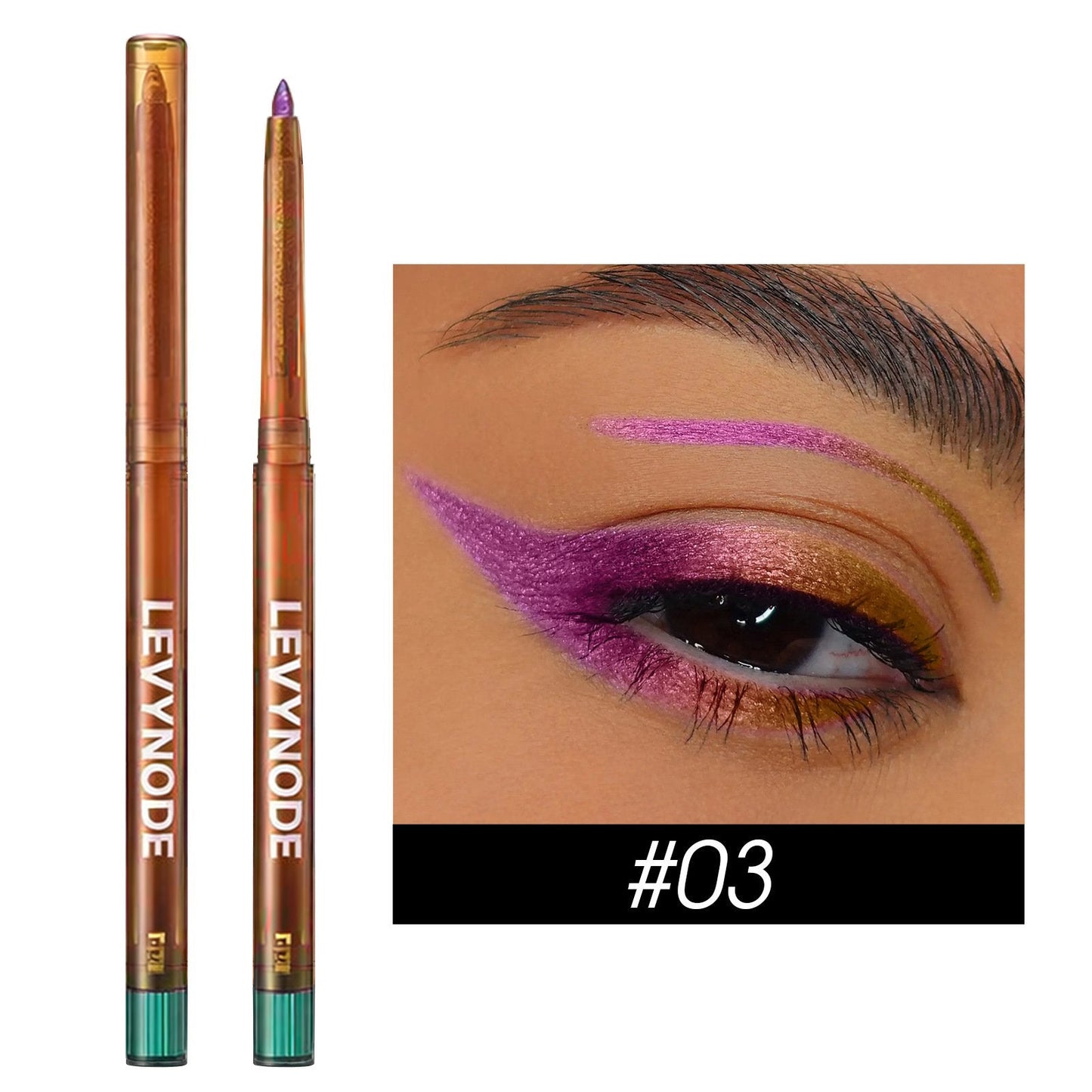 ✨ Special Offer: Buy 1 Get 1 FREE ✨ LEVYNODE™ Multi-Chrome Color Shifting Eyeliner