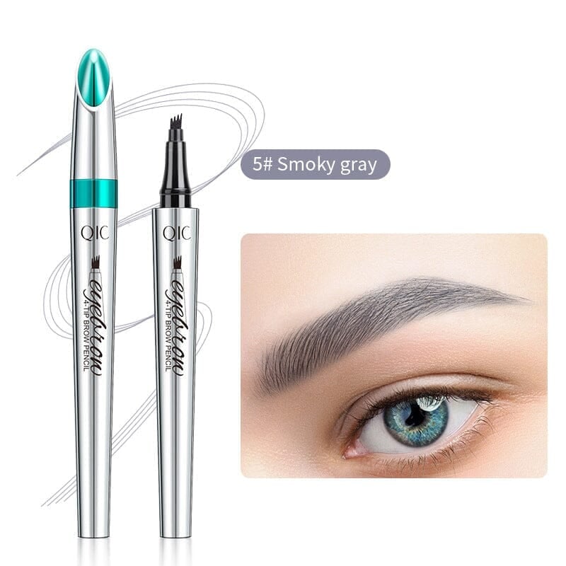 ⏰3D Waterproof Microblading Eyebrow Pen 4 Fork Tip Tattoo Pencil
