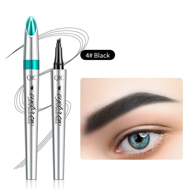 ⏰3D Waterproof Microblading Eyebrow Pen 4 Fork Tip Tattoo Pencil