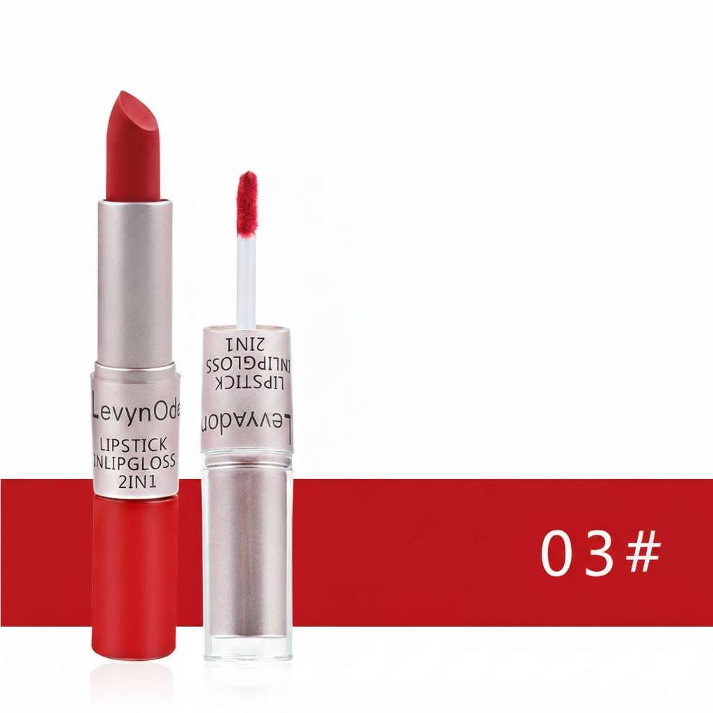 2-in-1 Dual-Ended Matte Lipstick & Liquid Gloss
