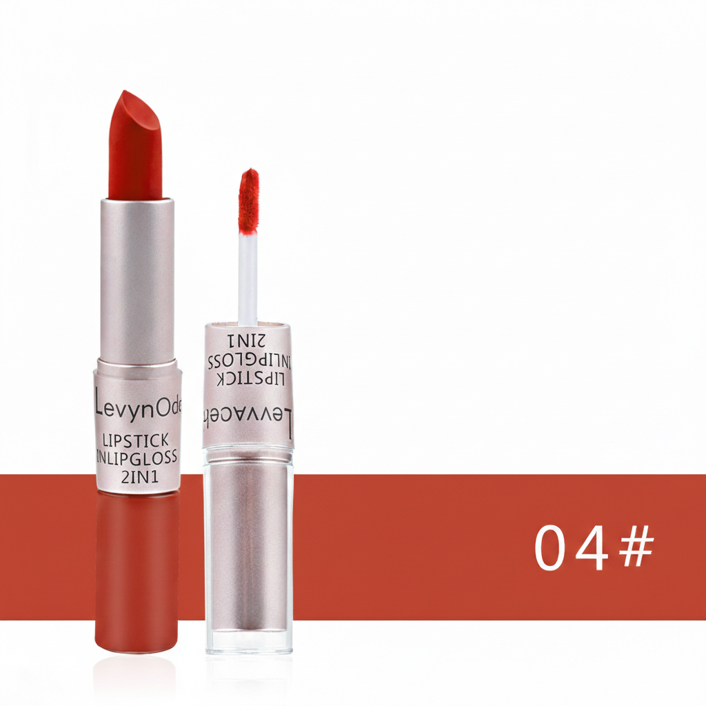 2-in-1 Dual-Ended Matte Lipstick & Liquid Gloss