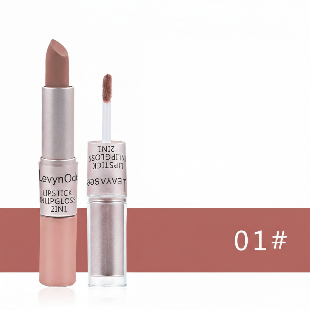 2-in-1 Dual-Ended Matte Lipstick & Liquid Gloss